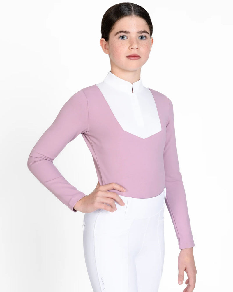 Maximilian YR Sienna Long Sleeve Show Shirt - Mauve