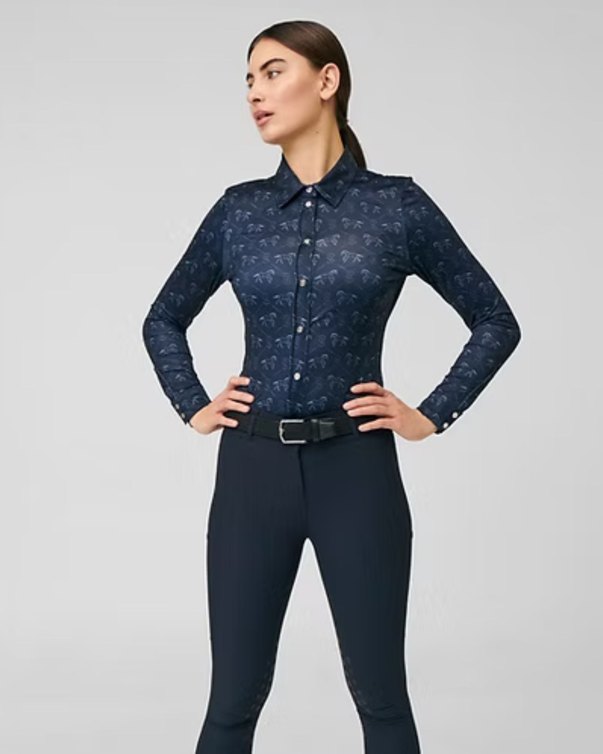 PS de Suecia Estelle Running Horses LS Top