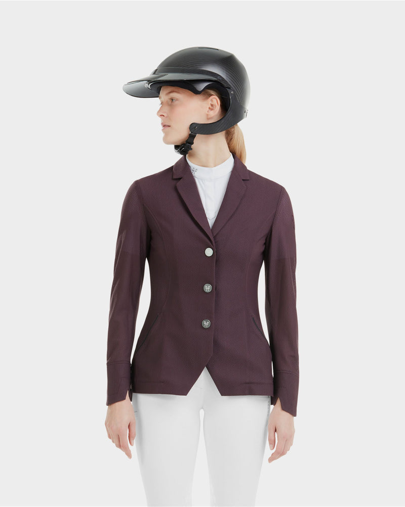 Horse Pilot Aeromesh Jacket - Burgundy