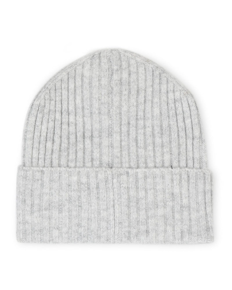 Trolle Wool Blend Beanie - Stone Grey