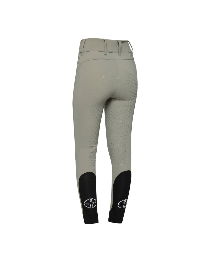 Trolle New Star Cut High Waist Knee Grip Breeches - Earth Grey