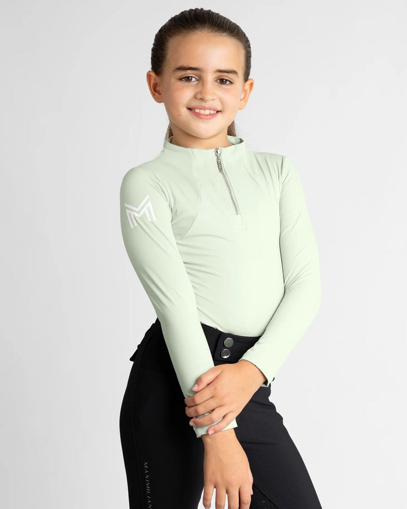 Maximilian YR Long Sleeve Base Layer - Sage Green