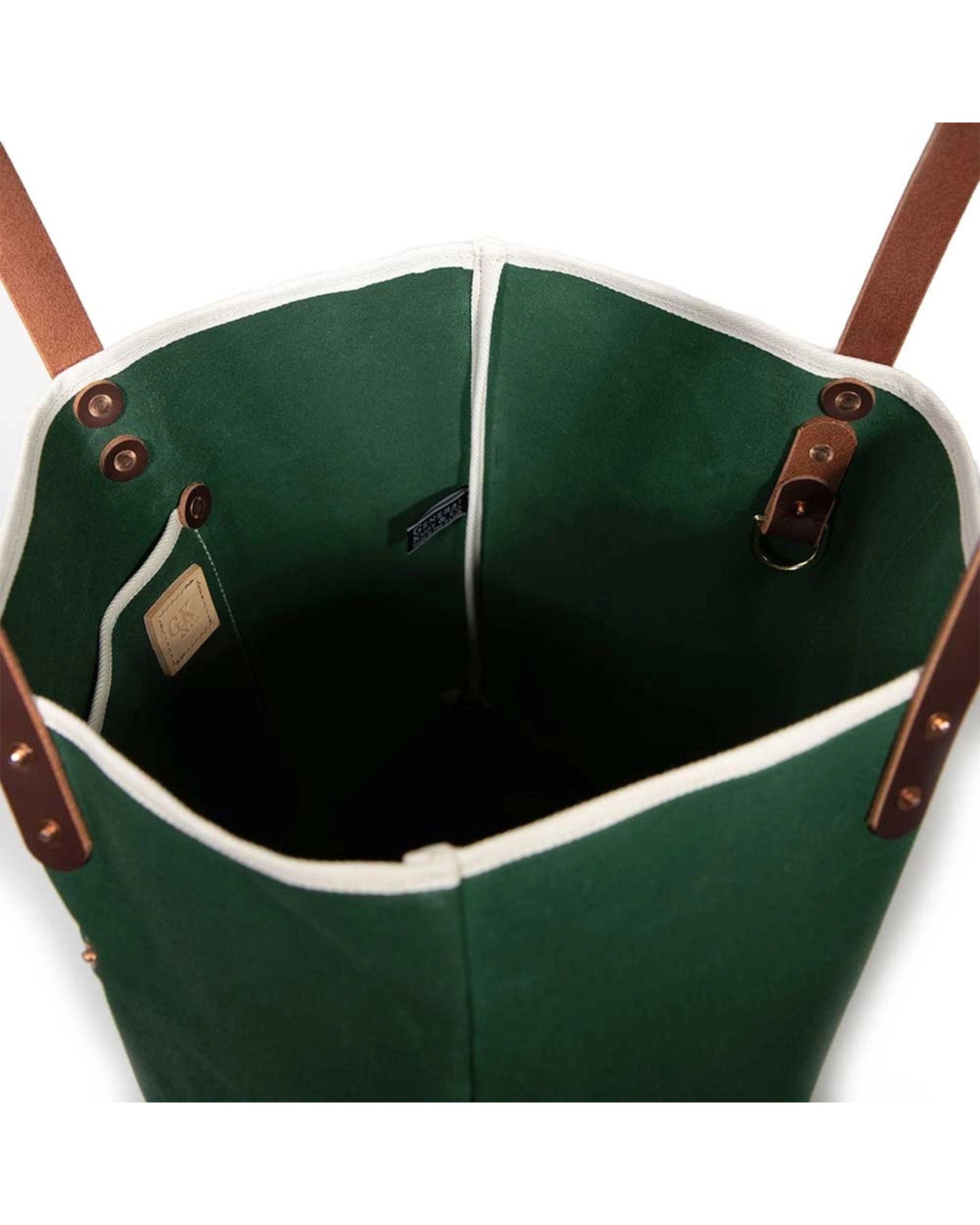 Tennis Green Waxed Canvas