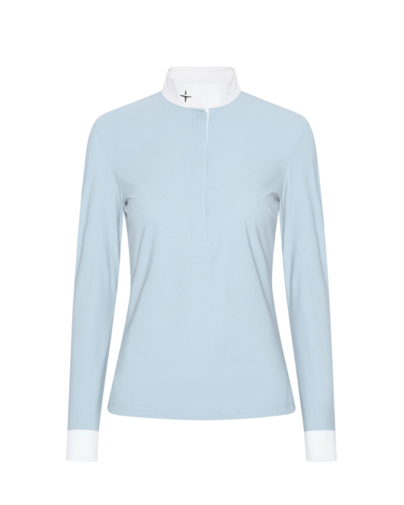 Trolle Placket Long Sleeve Show Shirt - Astro Blue