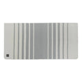 Trolle Faded Stripe Wool Blanket - Light Grey/Grey