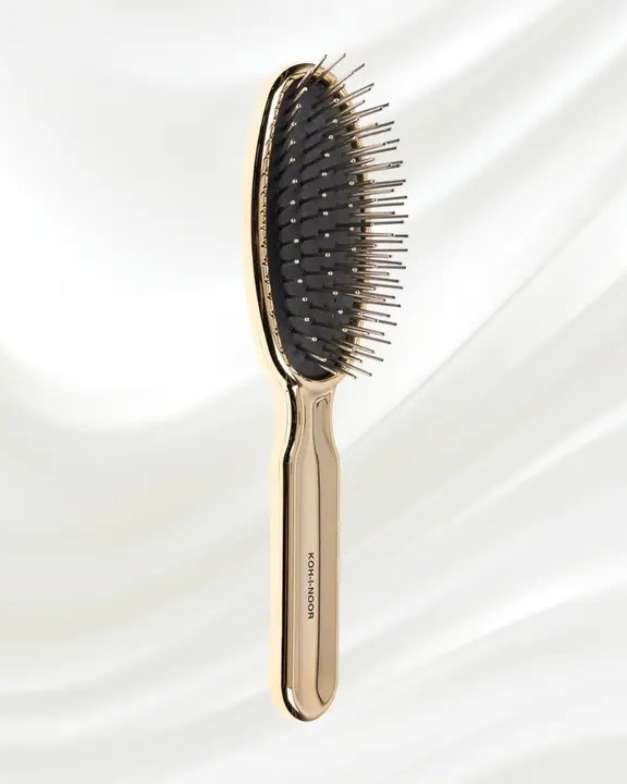 Koh-I-Noor Metalli Metal Pin Hair Brush, Gold